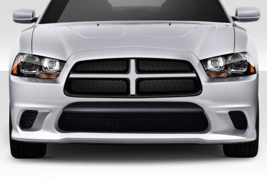 Duraflex Hellcat Front Bumper Cover 11-14 Dodge Charger - Click Image to Close